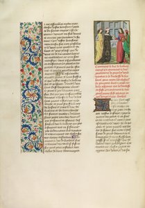 Książę Wilhelm z Gelders i Ryszard II autorstwa Master of the Copenhagen Caesar