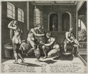 Biały ptak mówi Wenus o chorobie Kupidyna autorstwa Master of the Die