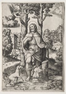Saint-Roch autorstwa Master of the Die
