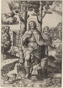 Saint-Roch autorstwa Master of the Die after Follower of Raphael