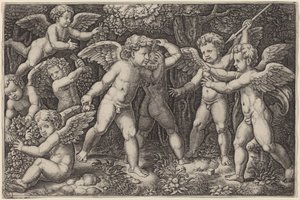 Urodzony i grający autorstwa Master of the Die after Raphael