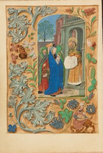 Ofiarowanie w świątyni autorstwa Master of the Dresden Prayer Book