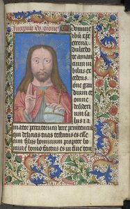 Błogosławieństwo Chrystusa autorstwa Master of the Dresden Prayer Books