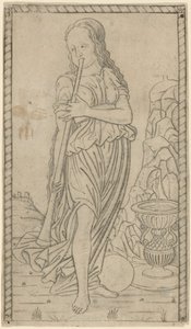 Kaliope (Kaliope) autorstwa Master of the E Series Tarocchi