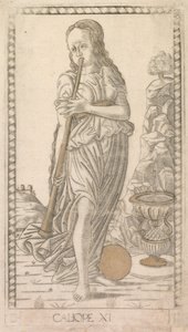 Calliope (z serii Tarocchi D: Apollo i muzy, #11) autorstwa Master of the E Series Tarocchi