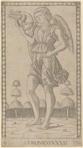 Kronika (Geniusz Czasu) autorstwa Master of the E Series Tarocchi