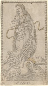 Klio autorstwa Master of the E Series Tarocchi