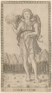 Cosmico (Geniusz Świata) autorstwa Master of the E Series Tarocchi