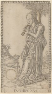 Euterpe autorstwa Master of the E Series Tarocchi