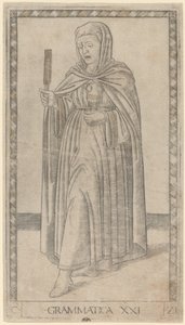Gramatyka (Gramatyka) autorstwa Master of the E Series Tarocchi