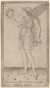 Iliakos (Geniusz Słońca) autorstwa Master of the E Series Tarocchi