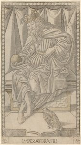 Imperator (Cesarz) autorstwa Master of the E Series Tarocchi