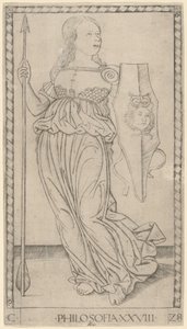 Filozofia (filozofia) autorstwa Master of the E Series Tarocchi