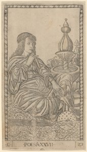 Poezja (poezja) autorstwa Master of the E Series Tarocchi