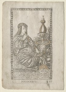 Poezja (z Tarocchi, seria C: Liberal Arts, #27) autorstwa Master of the E Series Tarocchi