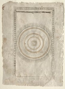 Sfera Empiriańska z Tarocchi, seria A..., przed 1467. autorstwa Master of the E Series Tarocchi
