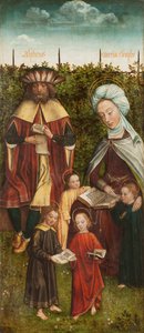 Tryptyk Rodzina św. Anny, prawy panel, ok. 1500-1510. autorstwa Master of the Family of Saint