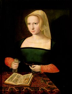 Portret młodej kobiety (panel)