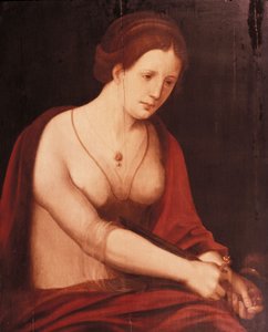 Śmierć Lukrecji autorstwa Master of the Female Half Lengths