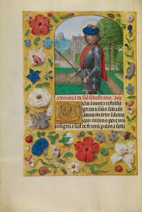 Święty Sebastian autorstwa Master of the First Prayer Book of Maximilian
