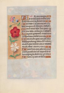 Godziny królowej Izabeli Katolickiej, królowej Hiszpanii: Fol. 132v, ok. 1500. autorstwa Master of the First Prayerbook of Maximillian