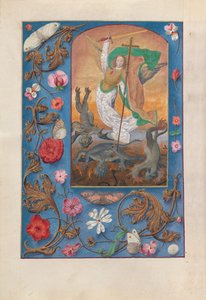 Godzinki królowej Izabeli Katolickiej, królowej Hiszpanii:  Fol. 167v, św. autorstwa Master of the First Prayerbook of Maximillian