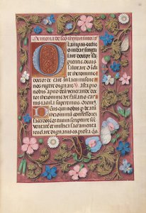 Godziny królowej Izabeli Katolickiej, królowej Hiszpanii: Fol. 186r, ok. 1500. autorstwa Master of the First Prayerbook of Maximillian
