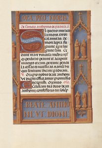 Godziny królowej Izabeli Katolickiej, królowej Hiszpanii: Fol. 188r, ok. 1500. autorstwa Master of the First Prayerbook of Maximillian