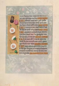 Godziny królowej Izabeli Katolickiej, królowej Hiszpanii: Fol. 200v, ok. 1500. autorstwa Master of the First Prayerbook of Maximillian