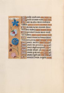 Godziny królowej Izabeli Katolickiej, królowej Hiszpanii: Fol. 210v, ok. 1500. autorstwa Master of the First Prayerbook of Maximillian