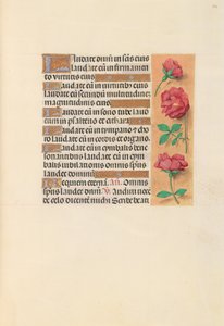 Godziny królowej Izabeli Katolickiej, królowej Hiszpanii: Fol. 254r, ok. 1500. autorstwa Master of the First Prayerbook of Maximillian