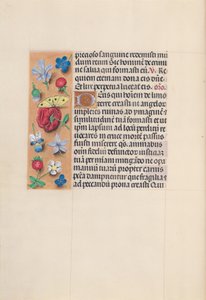 Godziny królowej Izabeli Katolickiej, królowej Hiszpanii: Fol. 29v, ok. 1500. autorstwa Master of the First Prayerbook of Maximillian