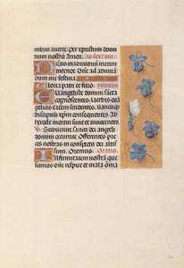 Godziny królowej Izabeli Katolickiej, królowej Hiszpanii: Fol. 40r, ok. 1500. autorstwa Master of the First Prayerbook of Maximillian
