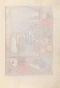 Godziny królowej Izabeli Katolickiej, królowej Hiszpanii: Fol. 43r, ok. 1500. autorstwa Master of the First Prayerbook of Maximillian