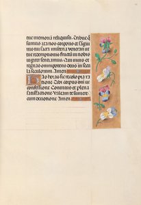 Godziny królowej Izabeli Katolickiej, królowej Hiszpanii: Fol. 49r, ok. 1500. autorstwa Master of the First Prayerbook of Maximillian