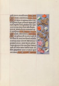 Godziny królowej Izabeli Katolickiej, królowej Hiszpanii: Fol. 51r, ok. 1500. autorstwa Master of the First Prayerbook of Maximillian
