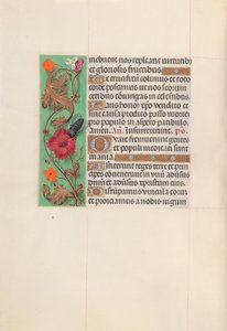 Godziny królowej Izabeli Katolickiej, królowej Hiszpanii: Fol. 52v, ok. 1500. autorstwa Master of the First Prayerbook of Maximillian