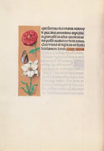Godzinki królowej Izabeli Katolickiej, królowej Hiszpanii:  Fol. 76v autorstwa Master of the First Prayerbook of Maximillian