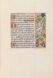 Godziny królowej Izabeli Katolickiej, królowej Hiszpanii: Fol. 84r, ok. 1500. autorstwa Master of the First Prayerbook of Maximillian