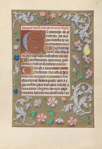 Godziny królowej Izabeli Katolickiej, królowej Hiszpanii: Fol. 88r, ok. 1500. autorstwa Master of the First Prayerbook of Maximillian