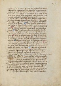 Historiated Initial P: Ulewa ropuch, żab drzewnych i robactwa autorstwa Master of the Geneva Boccaccio
