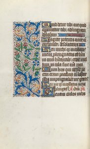 Księga godzin Korzystanie z Rouen: fol. 104v, ok. 1470. autorstwa Master of the Geneva Latini