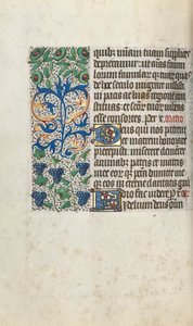 Księga godzin Korzystanie z Rouen: fol. 109v, ok. 1470. autorstwa Master of the Geneva Latini