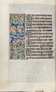Księga godzin Korzystanie z Rouen: fol. 110v, ok. 1470. autorstwa Master of the Geneva Latini
