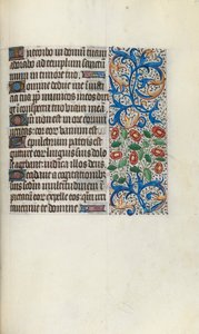 Księga godzin Korzystanie z Rouen: fol. 111r, ok. 1470.