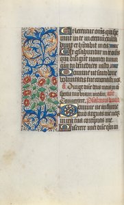 Księga godzin Korzystanie z Rouen: fol. 111v, ok. 1470. autorstwa Master of the Geneva Latini