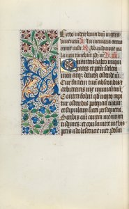 Księga godzin Korzystanie z Rouen: fol. 122v, ok. 1470. autorstwa Master of the Geneva Latini
