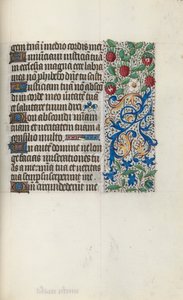 Księga godzin Korzystanie z Rouen: fol. 126r, ok. 1470.