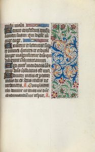 Księga godzin Korzystanie z Rouen: fol. 127r, ok. 1470. autorstwa Master of the Geneva Latini