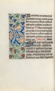 Księga godzin Korzystanie z Rouen: fol. 131v, ok. 1470. autorstwa Master of the Geneva Latini